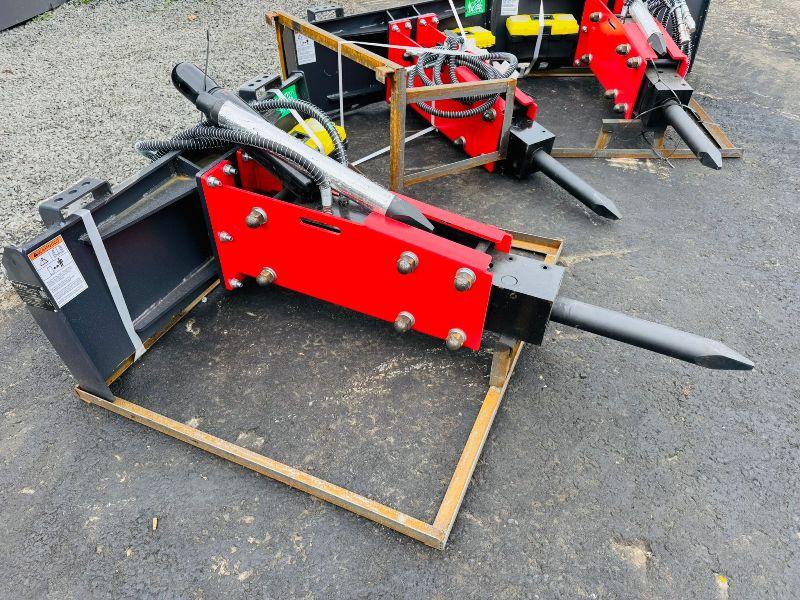 *NEW*2025*RAYTREE RMH680 HYDRAULIC BREAKERS FOR SKIDSTEERS*CHOICE OF 3*VIDEO*