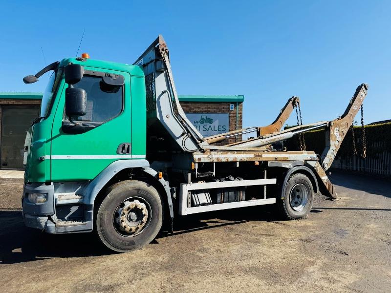 DAF LF220FA RIGID SKIP LORRY*C/W PULL OVER NET*YEAR 2017*VIDEO*