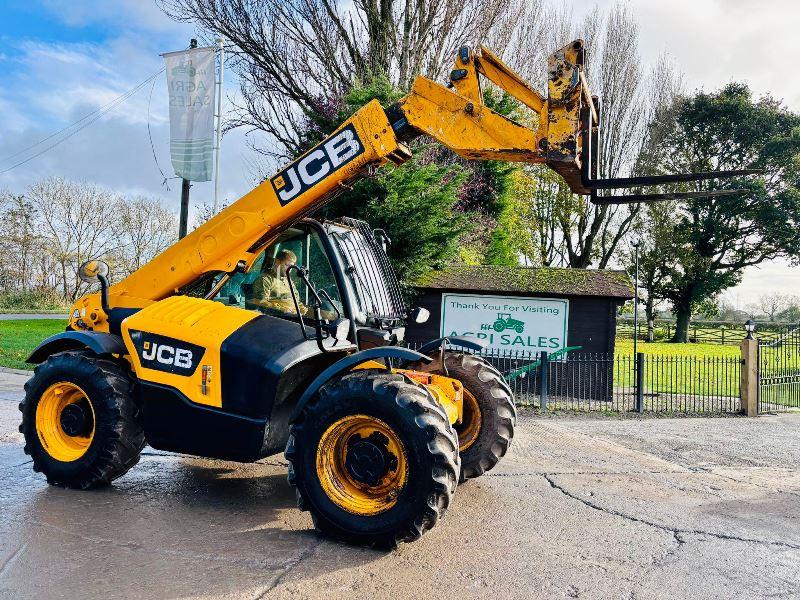 JCB 531-70 4WD TURBO TELEHANDLER *YEAR 2013* C/W PALLET TINES *VIDEO*