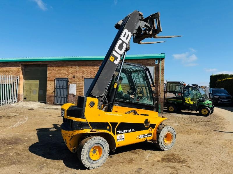 JCB 35D 4WD TELETRUK*YEAR 2014*C/W PALLET TINES*VIDEO*