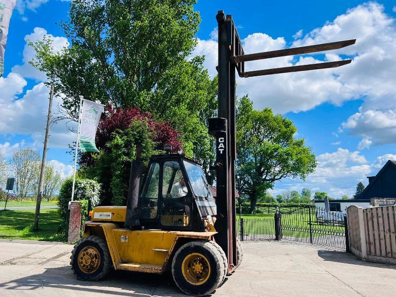 CATERPILLAR V180B DIESEL FORKLIFT C/W 2 STAGE MAST *VIDEO*