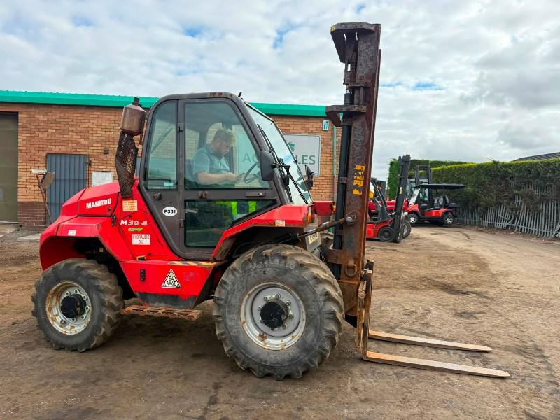 MANITOU M30-4 FORKLIFT*C/W PICK UP HITCH*YEAR 2019*5480 HOURS*VIDEO*