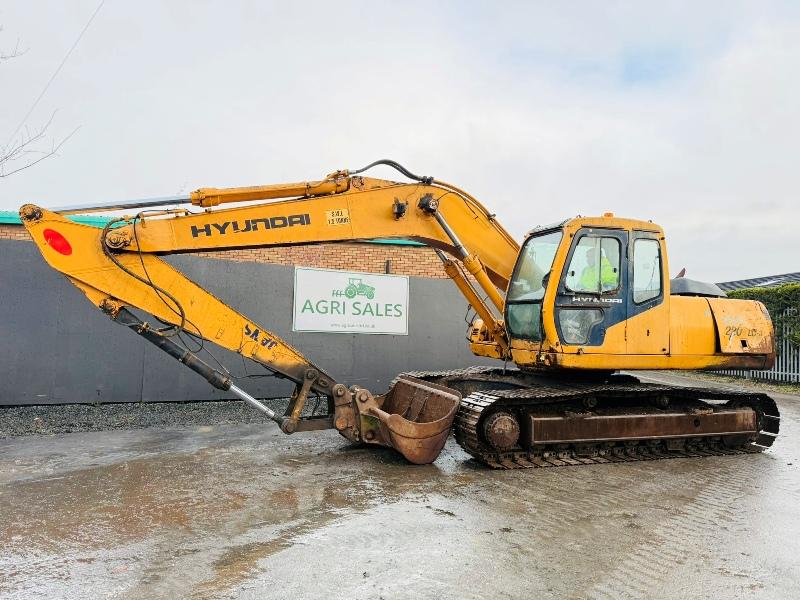 HYUNDAI ROBEX 220LC-3 EXCAVATOR*C/W BUCKET*VIDEO*
