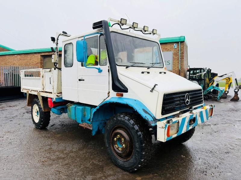 MERCEDES-BENZ AG UNIMOG U140L 4X4*C/W DROPSIDE*VIDEO*
