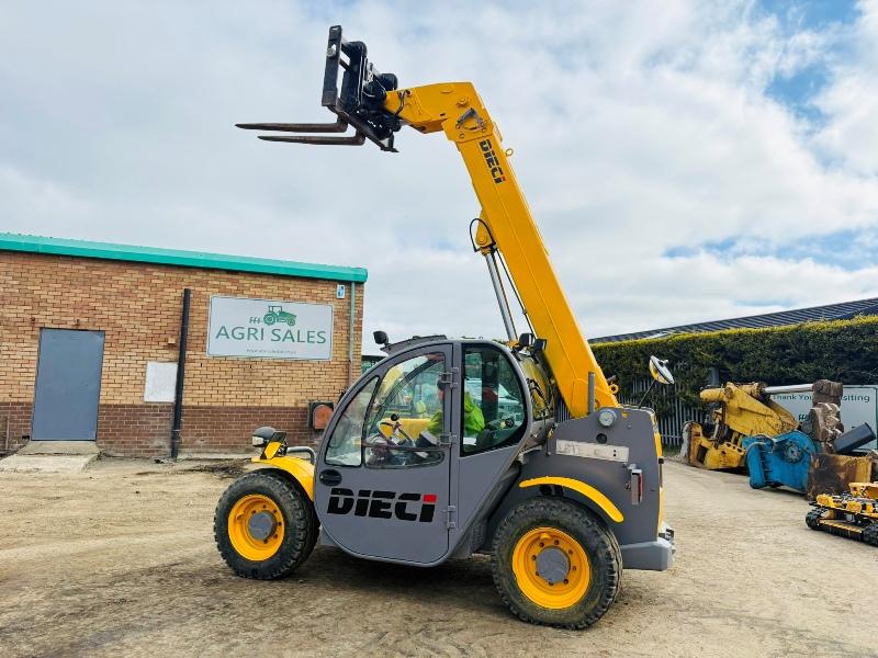 DIECI 190 TELEHANDLER*C/W PALLET TINES*VIDEO*