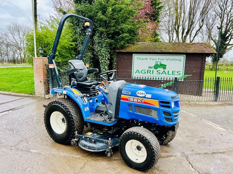 ISEKI TM3265 4WD COMPACT TRACTOR *446 HOURS* C/W MOWER DECK & ROLE BAR *VIDEO*