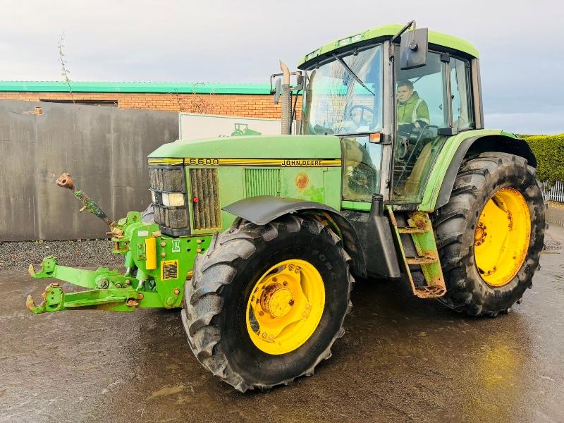 JOHN DEERE 6600 TRACTOR*C/W FRONT & REAR LINKAGE*VIDEO*
