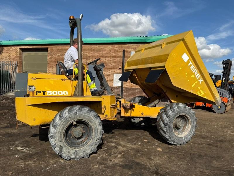 TEREX PT6000 STRAIGHT TIP DUMPER*C/W ROLL BAR*VIDEO*
