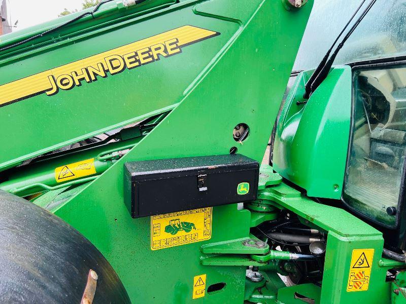JOHN DEER 3800 4WD TELEHANDLER C/W PIN & CONE HEAD STOCK & TINES *VIDEO*