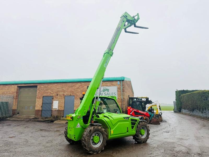 MERLO P27.6+ TURBO TELEHANDLER*C/W PALLET TINES*YEAR 2017*VIDEO*