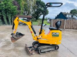 JCB MICRO DIGGER *YEAR 2019, ONLY 338 HOURS* C/W EXPANDING TRACKS *VIDEO*