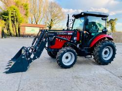 BRAND NEW SIROMER 504 4WD TRACTOR * YEAR 2023 * WITH SYNCHRO CAB AND LOADER 