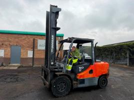 DOOSAN D50C-7 FORKLIFT*3329 HOURS*YEAR 2017*VIDEO*