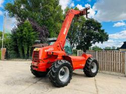 MANITOU MLT628T 4WD TELEHANDLER *6164 HOURS* C/W PALLET TINES *VIDEO*