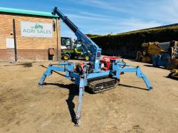 TADANO TRACKED MOBILE SPIDER CRANE*C/W 4X SUPPORT LEGS*VIDEO*