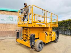 HAULOTTE H18SX 4WD SCISSOR LIFT*2514 HOURS*YEAR 2015*VIDEO*