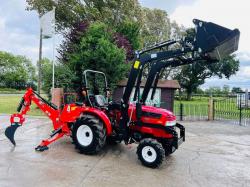  BRAND NEW SIROMER 304 4WD TRACTOR WITH LOADER & BACK ACTOR YEAR 2023*VIDEO*