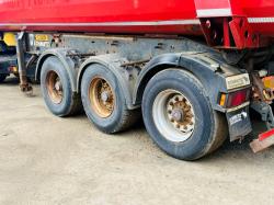 SCHMITZ TRI AXLE BULK TIPPING TRAILER*C/W EASY SHEET*VIDEO*