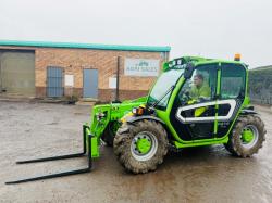 MERLO P27.6+ TURBO TELEHANDLER*C/W PALLET TINES*YEAR 2017*VIDEO*