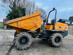 TEREX TA6 4WD DUMPER * YEAR 2015 * C/W ROLE BAR *VIDEO*