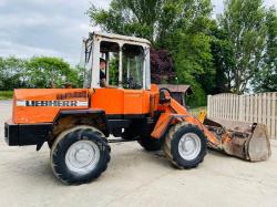 LIEBHERR L508 4WD LOADING SHOVEL C/W TOE TIP BUCKET 