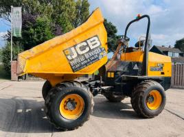 JCB 9TFT 4WD DUMPER *YEAR 2016, 1965 HOURS * C/W ROLE BAR *VIDEO*