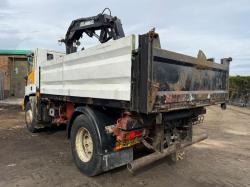 IVECO 18E 3 WAY TIPPER*C/W ATLAS CRANE*VIDEO*