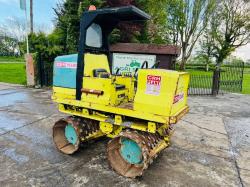 RAMMAX 2900-HF DOUBLE DRUM TRENCH ROLLER C/W KUBOTA ENGINE *VIDEO*