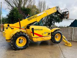 NEW HOLLAND LM1440 4WD TELEHANDLER *14 METER REACH* C/W PALLET TINES *VIDEO*