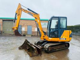 HANIX H50B EXCAVATOR*C/W QUICK HITCH AND 3 BUCKETS*VIDEO*