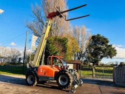JLG 4013 4WD TELEHANDLER *YEAR 2008, 6264 HOURS* C/W LONG PALLET TINES *VIDEO*