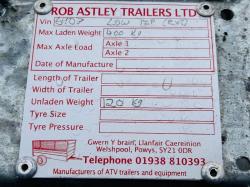 ROB ASTLEY SINGLE AXLE LOW TIP TRAILER*VIDEO*