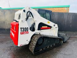 BOBCAT T300 TRACKED SKIDSTEER*READING 2450 HOURS*VIDEO*