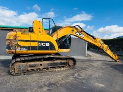 JCB JS145 HRC EXCAVATOR*RUBBER BLOCK PADS*YEAR 2011*VIDEO*
