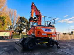 DOOSAN DX170W 4WD WHEELED EXCAVATOR *YEAR 2016* C/W HYDRAULIC TILITING QH *VIDEO*
