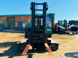 COMBILIFT C4000 DIESEL TRUCK MOUNTED FORKLIFT*C/W FORK POSITIONER*VIDEO*