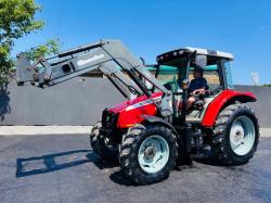 MASSEY FERGUSON 5455 FRONT LOADER TRACTOR*C/W FRONT LOADER*VIDEO*