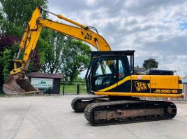 JCB JS220 TRACKED EXCAVATOR C/W QUICK HITCH & BUCKET *VIDEO*