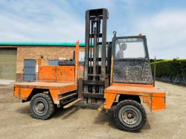 BOSS 556 HH SIDE LOADING FORK LIFT*C/W PALLET TINES*VIDEO*