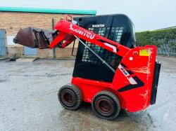 MANITOU 850R SKIDSTEER*C/W BUCKET*ONLY 640 HOURS*YEAR 2022*VIDEO*