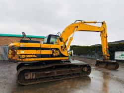 JCB JS200L EXCAVATOR*1 OWNER FROM NEW*C/W BUCKET*VIDEO*