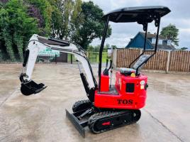 UNUSED TOS R319 TRACKED EXCAVATOR *YEAR 2023* C/W BUCKET *VIDEO*