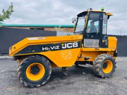 JCB 7FT 7 TONNE STRAIGHT TIP DUMPER*READING 1128 HOURS*YEAR 2018*VIDEO*