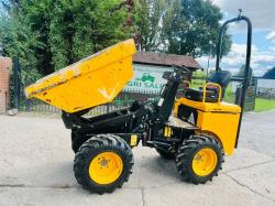 JCB 1THT 1 TON HIGH TIP DUMPER *YEAR 2016, 1147 HOURS* C/W ROLE BAR*VIDEO*