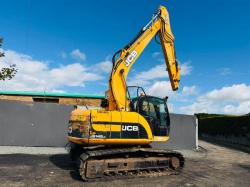 JCB JS145 HRC EXCAVATOR*RUBBER BLOCK PADS*YEAR 2011*VIDEO*