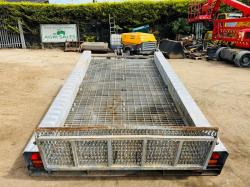 DOUBLE AXLE TILTING BED TRAILER*VIDEO*