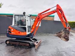 KUBOTA KX71-3 EXCAVATOR* C/W SELECTION OF BUCKETS*VIDEO*