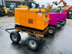 ARC GEN TOWABLE WELDER/GENERATOR*CHOICE OF 4*YEAR 2010*VIDEO*