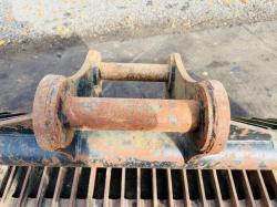 RAKE BUCKET TO SUIT 22 TONNE EXCAVATOR*80MM PIN*VIDEO*