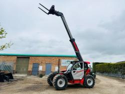 MANITOU MLT 737-130PS TELEHANDLER*YEAR 2018*C/W PALLET TINES*VIDEO*